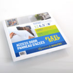 FLE-00- FLEXISNAP- Panneau d'accès à usage universel avec cadre ajustable et fermeture magnétique- aimants dissimulés, câbles de sécurité, sans charnière 1