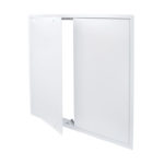 LHD-180-220- Heavy Duty Double Leaf Access Door for Large Openings with Exposed Flange. Screwdriver-operated cylinder cam latch.