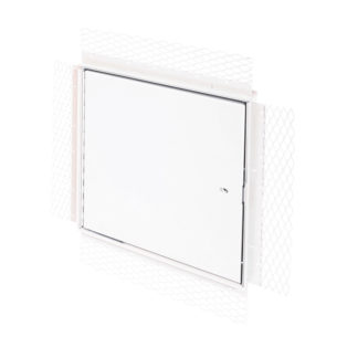 PFN-PLY-00- Panneau d'accès non-isolé, homologué contre feu, cadre treillis pour gypse- loquet enclenchement automatique clé/outil et serrure à anneau